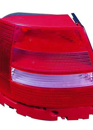 Фонарь задний audi a4 1999-2001, левый, орнжево-красный, depo, 441-1933l-ue