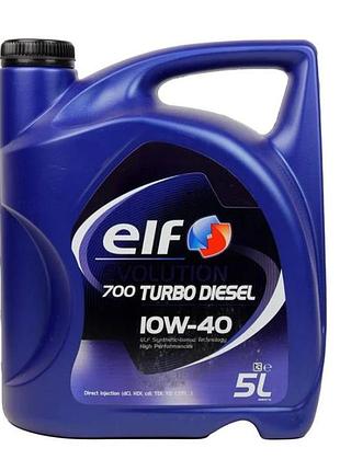 Моторное масло elf evolution 700 turbo diesel 10w-40, 5л elf 203700