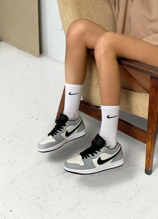 Nike air jordan 1 retro low кожаные женские демисезонные кроссовки🆕найк аир джордан🆕5 фото