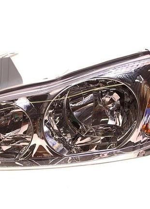 Фара передняя nissan maxima (a33) qx 2000-2006 левая, механическая регулировка, без ламп, светлый отражатель (hb4/hb3/w5w/w21w)