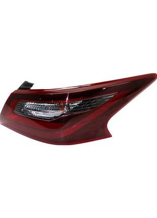 Фонарь задний nissan altima 2016-2018, правый, внешний, темный, depo, 315-1987r-as2