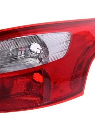 Фонарь задний ford focus 2015-2018 sd, правый, без ламп (p21/5w/py21w), внешний, depo, 431-19abr-ue