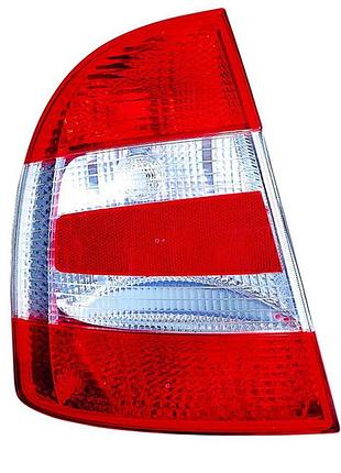 Фонарь задний skoda superb 2006-2008, левый, depo, 665-1915l-ue
