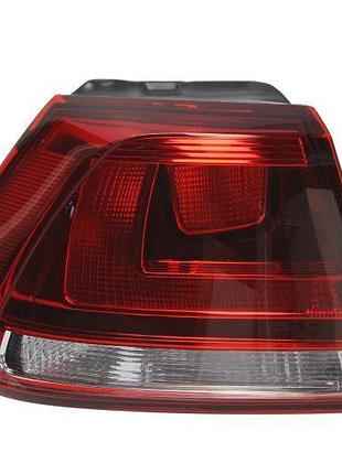 Фонарь задний volkswagen golf 7 2012-, левый, наружный, depo, 441-19d9l-ue