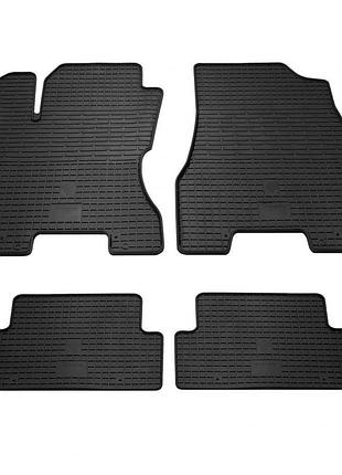 Резиновые коврики (4 шт, stingray premium) для nissan x-trail t31 2007-2014 гг