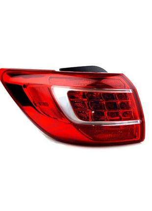 Фонарь задний kia sportage 2010-2013, левый, наружный, depo, 223-1951l-ue