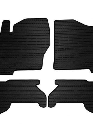 Резиновые коврики (4 шт, stingray premium) для nissan navara 2006-2015 гг