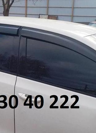 Вітровики volkswagen golf v хетчбек 5d 2003-2009 (скотч), 4 шт