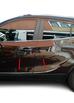 Молдинги на двери tit-designs нержавейка для opel mokka 2012-2021 гг