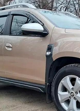 Ветровики на окна (4 шт, hic) для dacia duster 2018-2024 гг