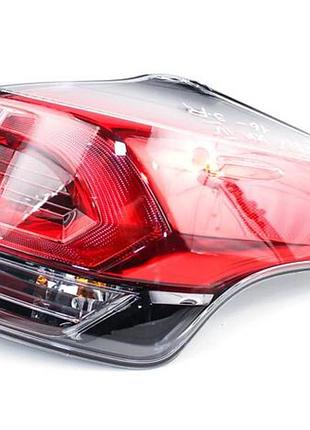 Фонарь задний toyota rav4 2016-2018, правый, без ламп (led/wy21w), внешний, depo, 112-1948r-ue