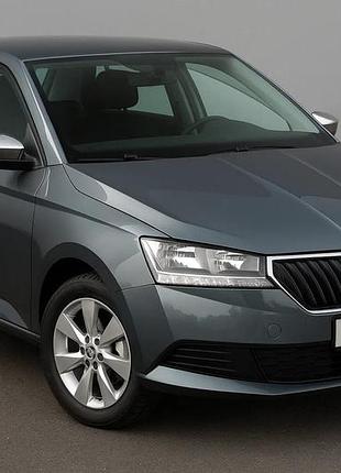 Накладки на зеркала с вырезом под поворотник (2 шт, нержавейка) для skoda fabia 2014-2021 гг