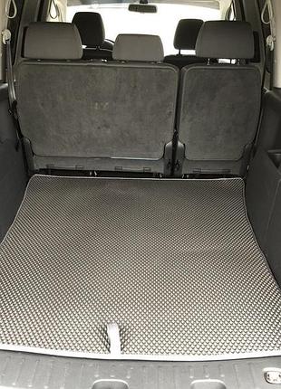 Коврик багажника v2 maxi (eva, черный) для volkswagen caddy 2004-2010 гг