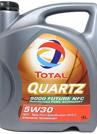 Моторное масло total quartz 9000 future nfc 5w30 4л total 183450