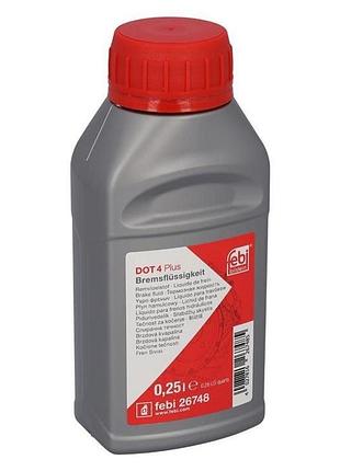 Тормозная жидкость febi dot 4+ 0.25л febi 26748
