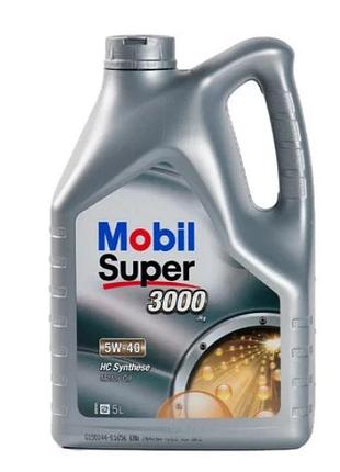 Моторное масло mobil super 3000 5w40, 5л mobil 150565