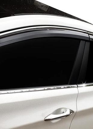 Повна окантовка стекол (10 шт, нерж.) для hyundai elantra (md/ud) 2011-2015 рр