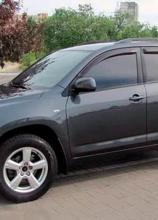Ветровики на окна (4 шт, hic) для toyota rav 4 2001-2005 гг