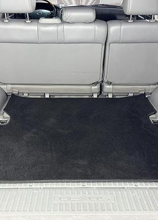 Килимок багажника текстильний premium 2 шт чорний (7 місць) для lexus lx470 1998-2007 рр