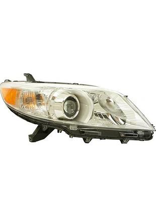 Фара передняя toyota sienna 2010-2020, правая, механическая регулировка, без ламп (h11/hb3/3457ak), с функцией drl, depo,