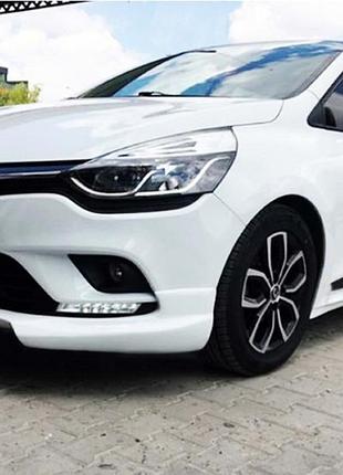 Передний лип dpt (hb, грунт под покраску) для renault clio iv 2012-2019 гг