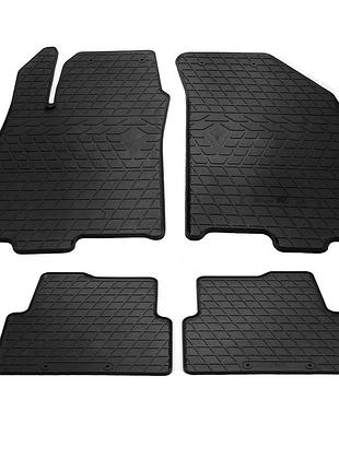 Резиновые коврики (4 шт, stingray) для chevrolet aveo t300 2011-2020 гг