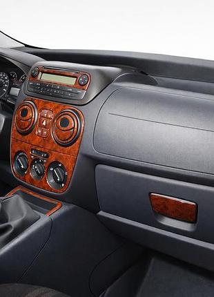 Декоративные накладки салона карбон для fiat fiorino/qubo 2008-2024 гг