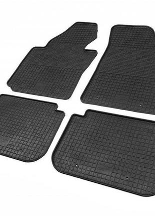 Резиновые коврики (4 шт, polytep) для volkswagen caddy 2004-2010 гг