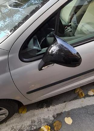 Накладки на дзеркала bmw-style (2 шт) для peugeot 207 2006-2014 рр