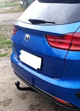Фаркоп kia ceed 3 універсал 2018- + електропакет, гак знімається