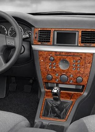 Накладки на панель приборов алюминий для opel vectra c 2002-2008 гг