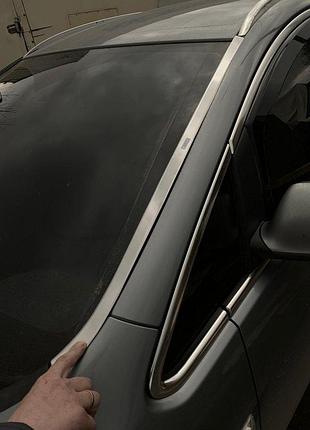 Окантовка лобового стекла (нержавейка) для opel astra j 2009-2015 гг