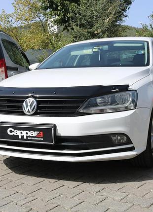 Дефлектор капота (eurocap) для volkswagen jetta 2011-2018 рр
