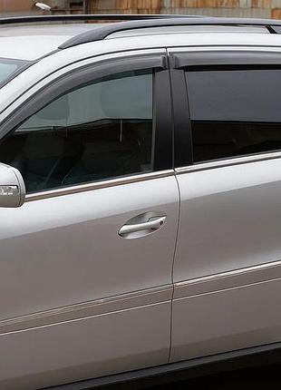 Вітровики (4 шт, hic) для mercedes ml w164 2005-2011 рр