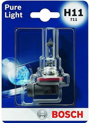 Автолампа h11 pure light 12v 55w pgj19-2 (блистер 1шт)