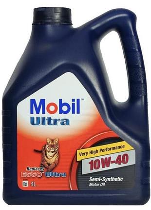 Моторное масло mobil ultra 10w-40 4л mobil 152624