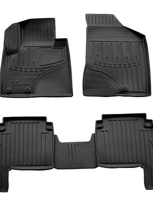 Килимки stingray 3d (2010-2012, 5 шт) для hyundai santa fe 2 рр