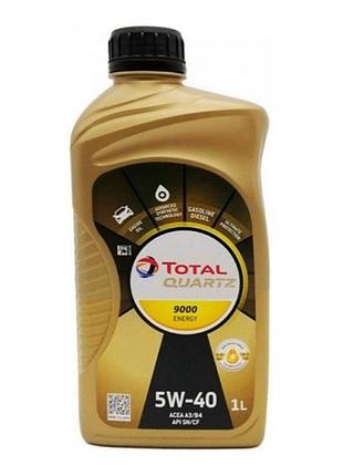 Моторное масло total quartz energy 9000 5w40, 1л total 166245