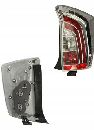 Фонарь задний toyota prius 2012-2015, правый, без ламп, (wy21w/w21w*2/led*8/led*16), depo, 212-19x9r3ld-ue