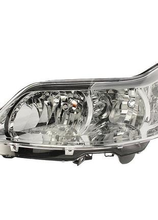 Фара передняя citroen c4 2004-2010, левая h7/h1, электрическая регулировка, depo, 552-1121l-ld-em