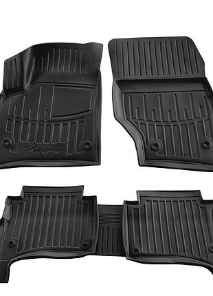 Резиновые коврики stingray 3d (5 шт) для volkswagen touareg 2002–2010 гг