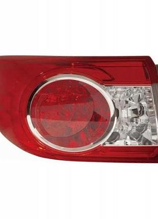 Оригинальный фонарь задний toyota corolla 2010-2012, левый, наружный, 8156112a30