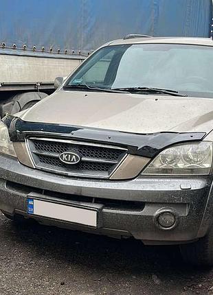 Дефлектор капота (eurocap) для kia sorento i bl 2002-2009 гг