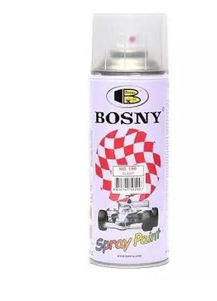Фарба лак 400ml "bosny" прозорий глянець №190 (12шт/уп)