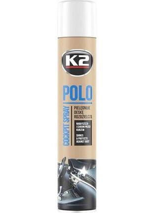 Поліроль торпеди спрей 750ml "k2" polo fresh (свіжість) k4071 (12шт/ящ)