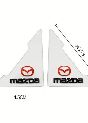 Плівка захисна для дверних кутів mazda силіконова прозора (4шт)