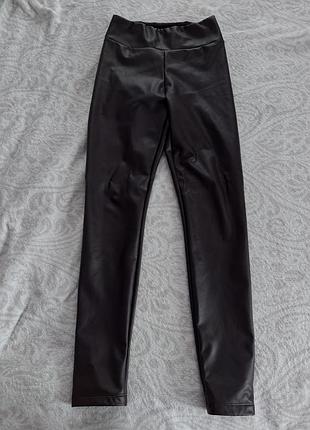 Коричневі термо лосини calzedonia