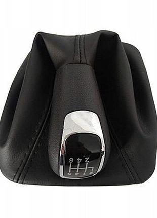 Чехол рычага кпп skoda octavia a5 2008-2012, + ручка 6 передач кпп, avtm, 111642102