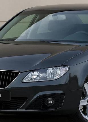 Накладки на зеркала (2 шт, нержавеющая сталь) для seat exeo 2008-2013 гг