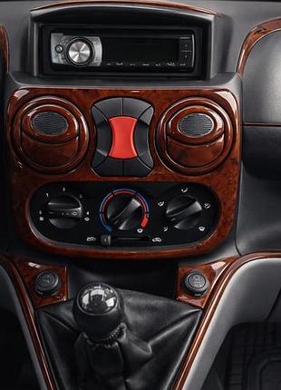 Накладки на панель дерево для fiat doblo i 2005-2010 рр